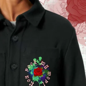 "You Rock My World" Overshirt – Stoer, Duurzaam & Veelzijdig